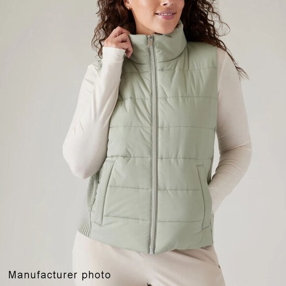 Athleta Incline Hybrid Puffer Sweater Vest - Picture 14 of 14